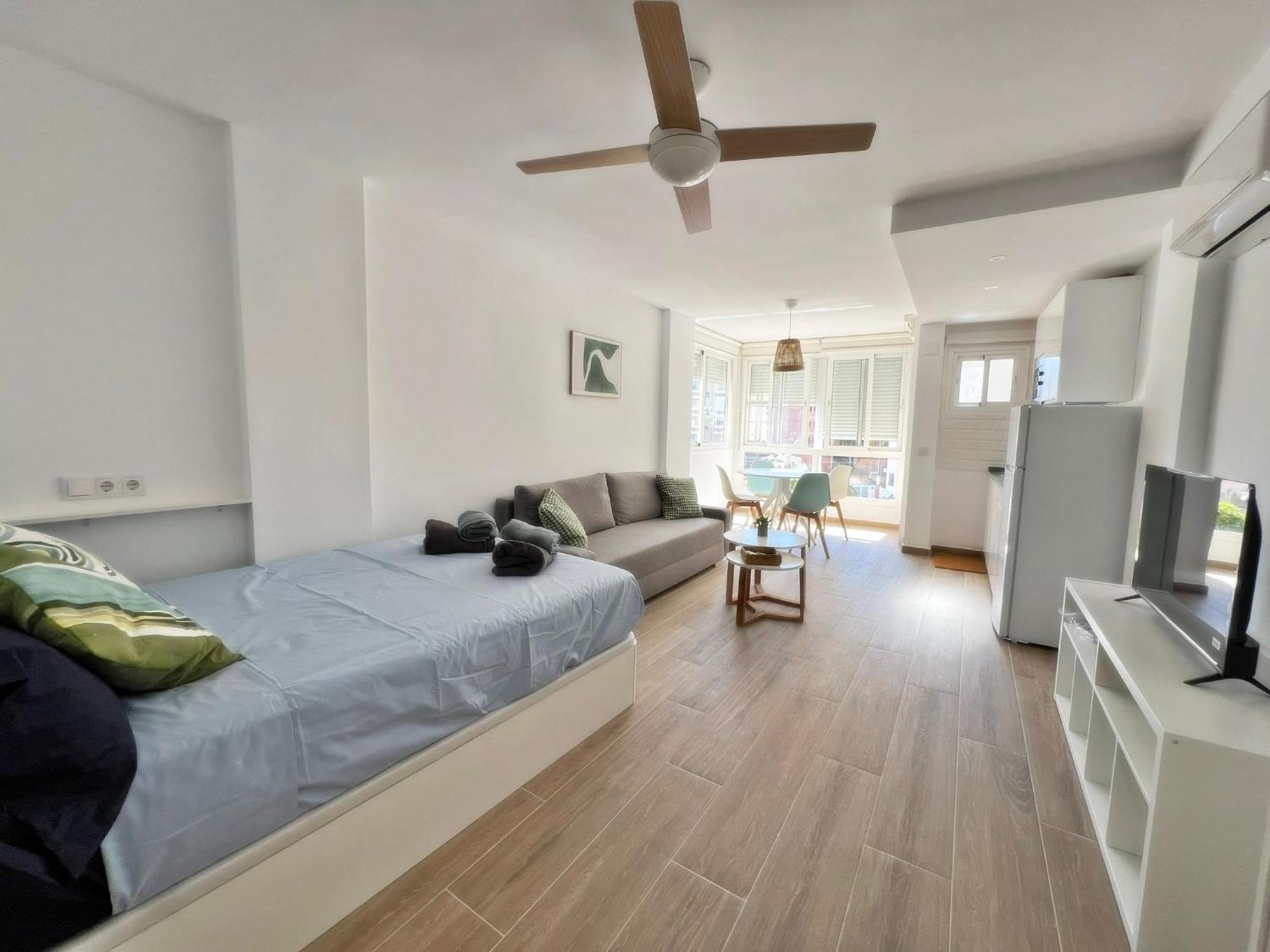 Appartement Nuevo Y Luminoso Estudio De Playa Con Piscina Fuengirola